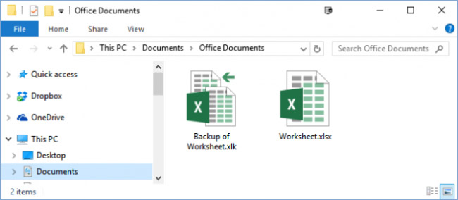 Restore Data from Backup