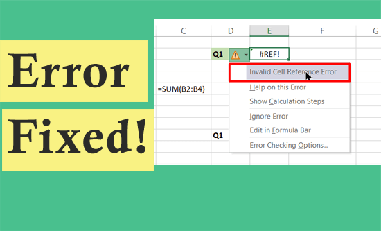 VLOOKUP invalid cell reference error in Excel