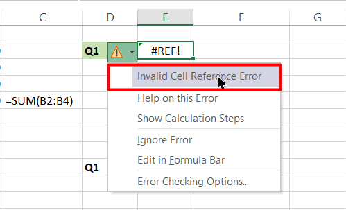 VLOOKUP invalid cell reference error