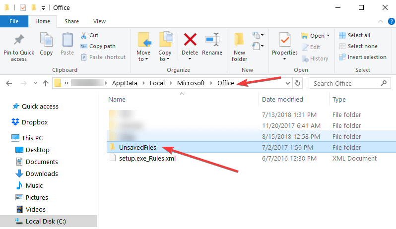 Recover CSV file using TMP File
