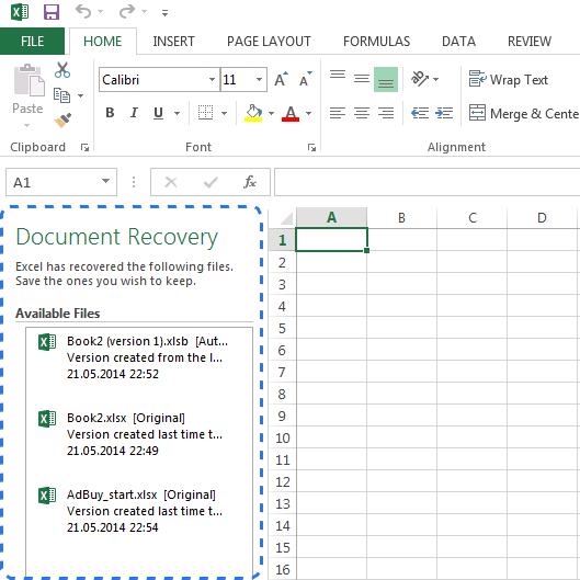 3 Manual Ways To Recover Deleted Excel Sheet Data