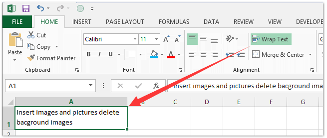expand excel cells to fit text