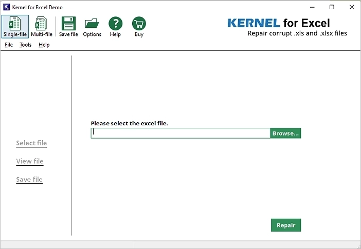 Kernel for Excel File Recovery Tool